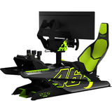 Res-Tech CK X1 01 0B RTE X1 COCKPIT SHINY BLACK, Simulateur de course Noir/néon vert