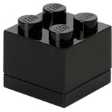 Room Copenhagen Boîte à lunch LEGO Mini Box 4, Lunch-Box Noir