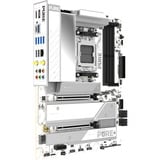SAPPHIRE PURE X870A WIFI 7 carte mère socket AM5 Blanc, RAID, 5 Gb-LAN, Wi-Fi 7, BT 5.4, Sound, ATX