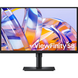 Samsung ViewFinity S8 S80UH 27" 4K UHD Moniteur  Noir, HDMI, DisplayPort, 3x USB-A, USB-B, USB-C, RJ-45