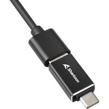 Sharkoon 4-Port USB 3.2 Gen 1 Aluminium, Hub USB Noir