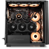 Sharkoon Rebel C70G RGB boîtier midi tower Noir | 2x USB-A | 1x USB-C | RGB | Verre Trempé