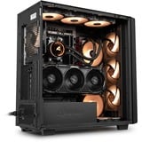 Sharkoon Rebel C70G RGB boîtier midi tower Noir | 2x USB-A | 1x USB-C | RGB | Verre Trempé