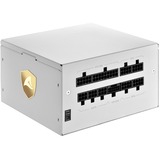 Sharkoon Rebel P20 1200 White alimentation  Blanc, 1x 12VHPWR, 4x PCIe, gestion des câbles
