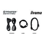 iiyama G-Master Black Hawk G2441HSU-B1 23.8" Moniteur gaming Noir, 1x DisplayPort, 1x HDMI, 2x USB-A, 144 Hz