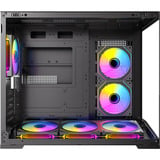 Antec CX M3 ARGB boîtier mini tower Noir | 2x USB-A | 1x USB-C | RGB | Verre trempé