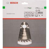 Bosch Lames de scies circulaires Optiline Wood, Lame de scie Bois, 16,5 cm, 2 cm, 1,2 mm, 1,7 mm, Biseau supérieur alterné