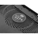 Cooler Master NotePal L1, Refroidisseur PC portable Noir, 43,2 cm (17"), 1 pièce(s), 17,8 cm (7"), 16 cm, 1400 tr/min, 70 cfm