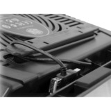 Cooler Master NotePal L1, Refroidisseur PC portable Noir, 43,2 cm (17"), 1 pièce(s), 17,8 cm (7"), 16 cm, 1400 tr/min, 70 cfm