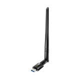 Cudy AC1300 Wi-Fi High-Gain USB Adapter, Adaptateur WLAN Noir