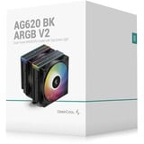 DeepCool AG620 BK ARGB V2, Refroidisseur CPU Noir