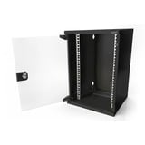 Digitus Boîtier mural 254 mm (10") - 312 x 300 mm, Armoire informatique Noir