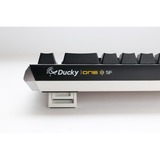 Ducky Un 3 Classic SF, clavier Noir/Blanc, Layout États-Unis, Cherry MX Silver