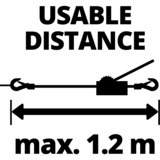 Einhell TC-LW 1000 1000 kg, Treuil à câble Rouge, 1000 kg, 2,2 m, 4,8 mm