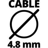 Einhell TC-LW 1000 1000 kg, Treuil à câble Rouge, 1000 kg, 2,2 m, 4,8 mm