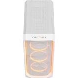 Fractal Design Meshify 3 Ambience Pro RGB Clear Tint boîtier midi tower Blanc | 2x USB-A | 1x USB-C | RGB | Verre Trempé
