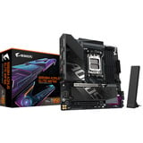 GIGABYTE B850M AORUS ELITE WIFI6E Carte mère - Processeurs AMD Ryzen série 9000, VRM numérique 12+2+2 phases, jusqu'à 8200 MHz DDR5 (O.C.), 1x M.2 PCIe 5.0 + 1x M.2 PCIe 4.0, Wi-Fi 6E, LAN 2.5 GbE, USB 3.2 Gen 2 carte mère socket AM5 Noir