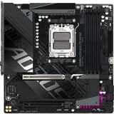GIGABYTE B850M AORUS ELITE WIFI6E Carte mère - Processeurs AMD Ryzen série 9000, VRM numérique 12+2+2 phases, jusqu'à 8200 MHz DDR5 (O.C.), 1x M.2 PCIe 5.0 + 1x M.2 PCIe 4.0, Wi-Fi 6E, LAN 2.5 GbE, USB 3.2 Gen 2 carte mère socket AM5 Noir