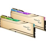 G.Skill 64 Go DDR5-6000 kit, Mémoire vive Or, F5-6000J2836G32GX2-TR5G, Trident Z5 Royal Neo, XMP