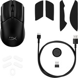 HyperX Pulsefire Haste 2 mini, Souris gaming Noir, 400 - 26,000 DPI, 2.4 GHz / Bluetooth / USB-C