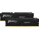 Kingston FURY Beast 16 Go DDR5-5200 (2x 8 Go) mémoire vive Noir, KF552C40BBK2-16, XMP 3.0
