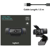 Logitech C920s Pro HD, Webcam Noir
