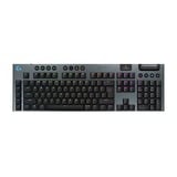 Logitech G915 X LIGHTSPEED Low-Profile Wireless Gaming Keyboard Noir, Layout US-International (QWERTY), GL Tactile, 100%, Double-Shot PBT, RGB, LIGHTSPEED sans fil / Bluetooth / USB-C