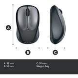 Logitech M235, Souris Noir/gris, Récepteur nano