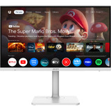 MSI Modern MD272UPSW 27" 4K UHD Moniteur  Blanc, DisplayPort, HDMI, USB-C, 2x USB-A