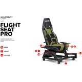 Next Level Racing Flight Seat Pro Boeing Military Edition, Kit de simulateurs Noir