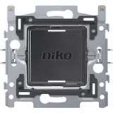 Niko Base métallique pour interrupteur sans fil Zigbee avec boîtier de montage pour batterie, Boîte de jonction 
