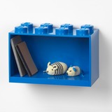 Room Copenhagen Étagère en briques LEGO, 8 plots Bleu