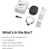 Shokz OpenRun Pro 2 casque technologie conduction osseuse Noir