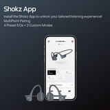 Shokz OpenRun Pro 2 casque technologie conduction osseuse Noir