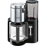 Siemens TC86303 machine à café Machine à café filtre 1,25 L, Machine à filtre Noir/Anthracite, Machine à café filtre, 1,25 L, 1160 W, Anthracite, Argent