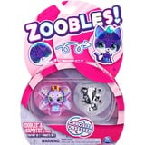 Zoobles - Rainbow Butterfly & Black and White Fox, Figurine