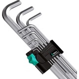 Wera 950/9 Hex-Plus 1 SB Jeu de clés métriques, chromées, Tournevis 9 pièces