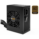 be quiet! SFX POWER 3 450W unité d'alimentation d'énergie 20+4 pin ATX Noir alimentation Noir, 450 W, 100 - 240 V, 500 W, 50/60 Hz, 6/2.5 A, 6 A
