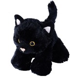 Wild Republic Hug'ems Black Cat 18cm, Peluche Noir