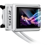 ASUS ROG RYUO IV 360 ARGB WHT, Watercooling Blanc, Refroidisseur de liquide tout-en-un, 12 cm, Blanc