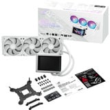 ASUS ROG RYUO IV 360 ARGB WHT, Watercooling Blanc, Refroidisseur de liquide tout-en-un, 12 cm, Blanc