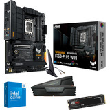 ASUS TUF Gaming B760-PLUS WIFI + Core i5-14600K + 32 Go + SSD 1 To carte mère socket 1700 Noir, Carte mère, CPU, mémoire, SSD