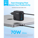 Anker 70W Zolo, Chargeur Noir