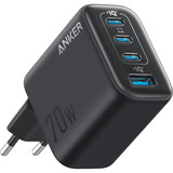 Anker 70W Zolo chargeur Noir, 3x USB-C, 1x USB-A