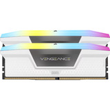 Corsair 32 Go DDR5-6000 Kit, Mémoire vive Blanc, CMH32GX5M2E6000Z36W, Vengeance RGB, XMP