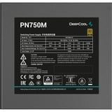 DeepCool PN750M, 750 Watt alimentation  Noir, 3x PCIe, 1x 12VHPWR, Gestion des câbles