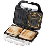 Domo DOMO XL Tosti-ijzer, Machine à croque monsieur Blanc