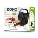 Domo DOMO XL Tosti-ijzer, Machine à croque monsieur Blanc