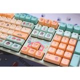 Ducky Dimanche One 2 Pro Peter Pan, clavier gaming Rose, Layout États-Unis, Varmilo EC V2 Iris