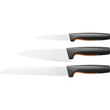 Fiskars Set de départ Functional Form 3 pièces, Couteau Noir/en acier inoxydable